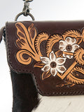 ADBG241 Envelope Hair On Genuine Western Leather Women Bag