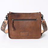 ADBG324 Messenger Genuine Western Leather Women Bag Sage