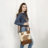 ADBG330BRWBR Tote Hair-On Genuine Western Leather Women Bag