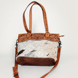 LC-ADBGS111BRW Crossbody Hair On Genuine Western Leather Women Bag