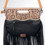 ADBG346 Crossbody Hair On Genuine Western Leather Women Bag