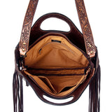 LC-ADBG347BRAHBR Crossbody Genuine Western Leather Women Bag