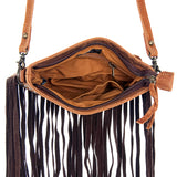 ADBG362 Crossbody Hair On Genuine Western Leather Women Bag