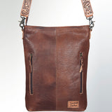 LC-ADBG379BR Crossbody Genuine Western Leather Women Bag