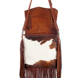 ADBG384BRWBR Messenger Genuine Western Leather Women Bag