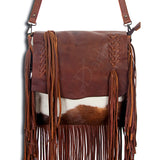 ADBG384BRWBR Messenger Genuine Western Leather Women Bag