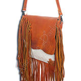 LC-ADBG385TAWBR Messenger Genuine Western Leather Women Bag