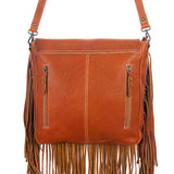 LC-ADBG385TAWBR Messenger Genuine Western Leather Women Bag