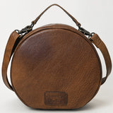 ADBG352 Canteen Hair On Genuine Western Leather Women Bag