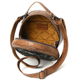 ADBG352 Canteen Hair On Genuine Western Leather Women Bag