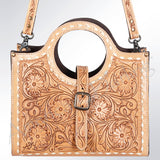 ADBG500 Tote Hand Tooled Genuine Western Leather Women Bag