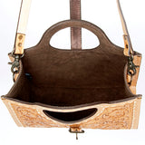 ADBG500 Tote Hand Tooled Genuine Western Leather Women Bag