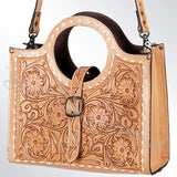 ADBG500 Tote Hand Tooled Genuine Western Leather Women Bag