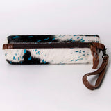 ADBG388 Wristlet Hair On Genuine Western Leather Women Bag