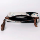 ADBG388 Wristlet Hair On Genuine Western Leather Women Bag