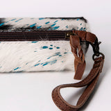 ADBG388 Wristlet Hair On Genuine Western Leather Women Bag