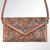 ADBG395BR Envelope Genuine Western Leather Women Bag