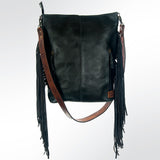 LC-ADBG316PKACSLBR Messenger Genuine Western Leather Women Bag Ellie