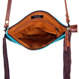 LC-ADBG109TRQFRNG Crossbody Genuine Western Leather Women Bag Olivia