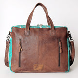 LC-ADBG264TRQ Tote Hair On Genuine Western Leather Women Bag