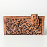 ADBG454 Wallet Hand Tooled Genuine Western Leather Women Bag