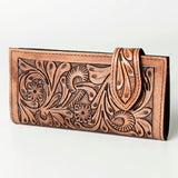 ADBG454 Wallet Hand Tooled Genuine Western Leather Women Bag