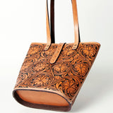 ADBG477 Tote Hand Tooled Genuine Western Leather Women Bag