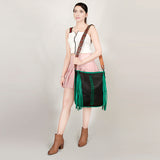 LC-ADBGZ135BK Crossbody Genuine Western Leather Women Bag