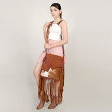 ADBGZ137 Messenger Hair-on Genuine Western Leather Women Bag