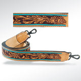 ADSTF103 Hand Tooled Genuine Leather Handle Strap