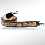 ADSTF105 Hand Tooled Genuine Leather Handle Strap