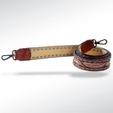 ADSTF108 Hand Tooled Genuine Leather Handle Strap