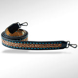 ADSTF109 Hand Tooled Genuine Leather Handle Strap