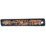 ADBRF114 Hand tooled Genuine Leather Bracelet women