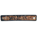 ADBRF115 Hand tooled Genuine Leather Bracelet women