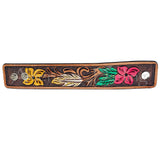 ADBRF122 Hand tooled Genuine Leather Bracelet women