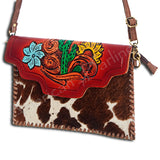 ADBGD103 Envelope Hair-On Genuine Western Leather Women Bag