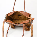 ADBG230 Tote Hand Tooled Genuine Western Leather Women Bag