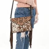 ADBGD112 Envelope Hair-On Genuine Western Leather Women Bag