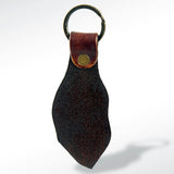 ADKR142 Hand Tooled Genuine Leather Keyring