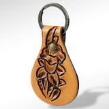 ADKR143 Hand Tooled Genuine Leather Keyring