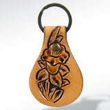 ADKR143 Hand Tooled Genuine Leather Keyring