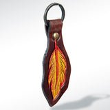 ADKR147 Hand Tooled Genuine Leather Keyring