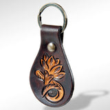 ADKR150 Hand Tooled Genuine Leather Keyring