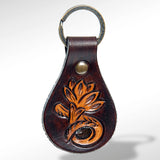 ADKR150 Hand Tooled Genuine Leather Keyring