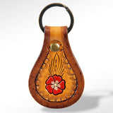 ADKR155 Hand Tooled Genuine Leather Keyring