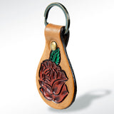 ADKR157 Hand Tooled Genuine Leather Keyring