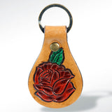 ADKR157 Hand Tooled Genuine Leather Keyring