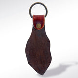 ADKR159 Hand Tooled Genuine Leather Keyring