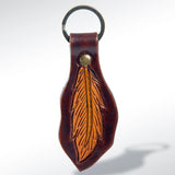 ADKR159 Hand Tooled Genuine Leather Keyring